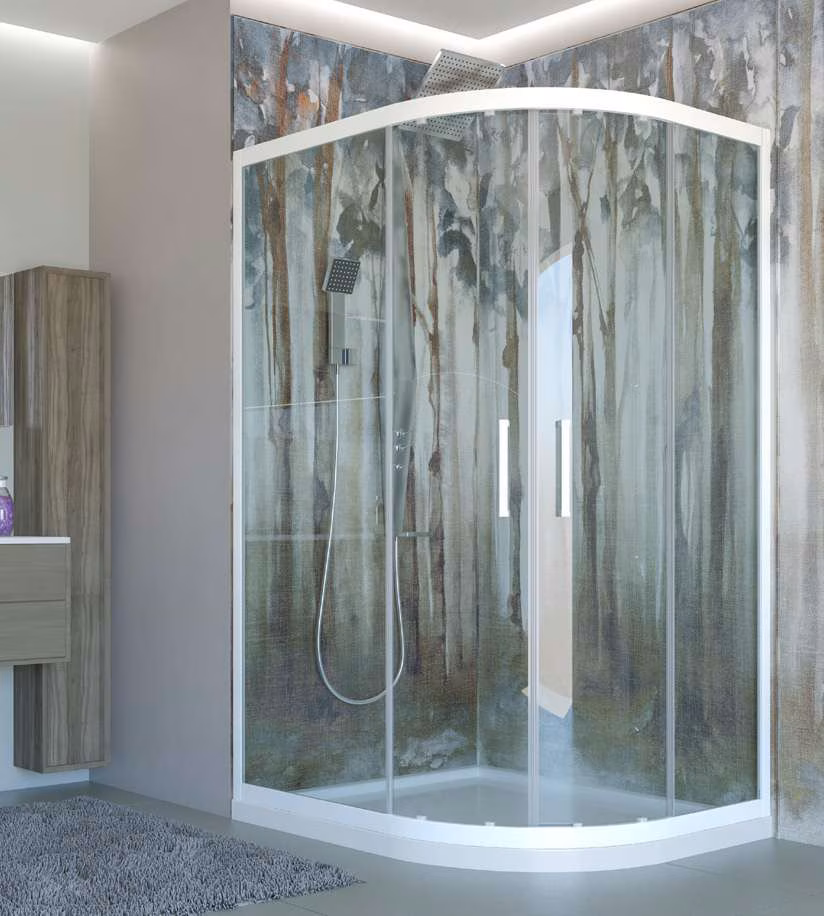 Box doccia Forte — showroom Progetto Bagno Barletta