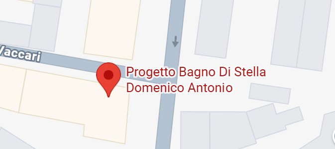 Mappa Progetto Bagno Barletta — Via Gen. Vaccari 41